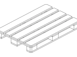 Paletten|Möbelbauplatten*Osmo Möbelpalette Nadelholz endbehandelt 13 cm x 80 cm x 120 cm Anthrazit