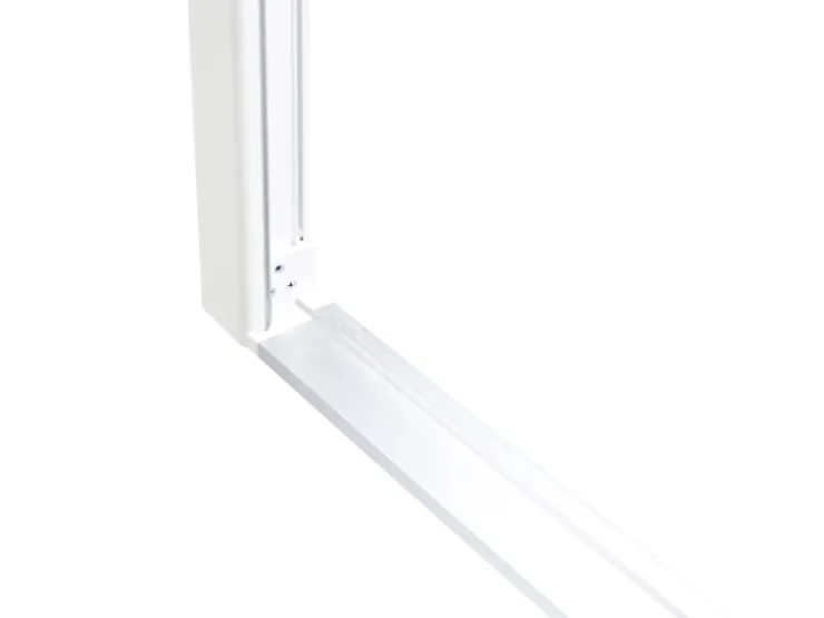 Wohnungseingangstüren|Nebeneingangstüren*PANTO Nebeneingangstür K511 DIN L innen weiß / außen anthrazit 98 x 198 cm