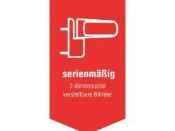 Wohnungseingangstüren|Nebeneingangstüren*PANTO Nebeneingangstür K511 DIN L innen weiß / außen anthrazit 98 x 198 cm