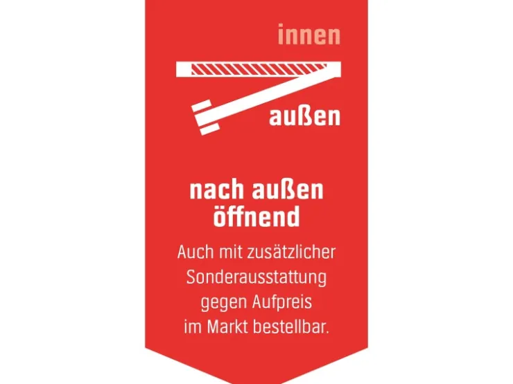 Wohnungseingangstüren|Nebeneingangstüren*PANTO Nebeneingangstür K511 DIN L innen weiß / außen anthrazit 98 x 198 cm