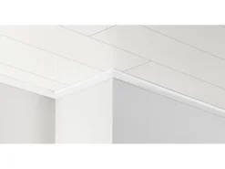 Zubehör Für Paneele*Parador Deckenleiste DAL 3 12 mm x 34 mm x 2.200 mm Weiß Hochglanz