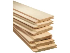Profilholz* Profilholz Helsinki Fichte/Tanne Nut und Feder 12,5 mm x 96 mm x 2400 mm