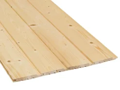 Profilholz^Profilholz Schrägprofil Fichte/Tanne Nut und Feder 12,5 mm x 96 mm x 2100 mm