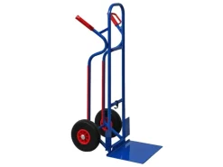 Baugeräte|Bauzubehör*PROREGAL Sackkarre RAGNAR mit XXL Klappbarer Schaufel HxBxT 117 x 62,5 x 62 cm Tragkraft 250kg Stahl Blau