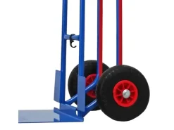 Baugeräte|Bauzubehör*PROREGAL Sackkarre RAGNAR mit XXL Klappbarer Schaufel HxBxT 117 x 62,5 x 62 cm Tragkraft 250kg Stahl Blau