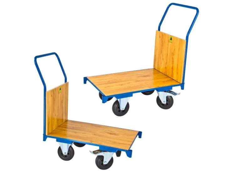 PROREGAL Bauzubehör|Baugeräte^Transportwagen HxBxT 3 x 51 x 95 cm Traglast 180 kg Lichtblau