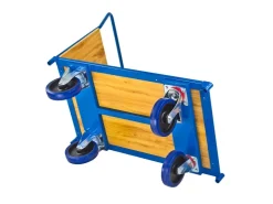 Baugeräte*PROREGAL Transportwagen Pro HxBxL 97 x 61 x 116 cm Traglast 600 kg Lichtblau