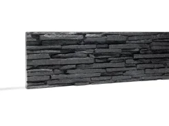Akustikpaneele|Verblender*Rebel of Styles Verblender Tasso EPS-Schaumstoff 18,7 cm x 57,4 cm Schwarz