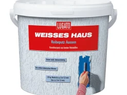 Lugato Putze^Reibeputz Weisses Haus Aussen 20 kg 3 mm Körnung