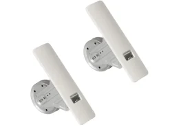 Mauerkasten^Rollwin 2x Rolladen Gurtwickler Unterputz 165mm bis 185mm Lochabstand Anpassbar Für Mauerkasten Mit Gurtwickler Blende zum Clippen Weiß Ohne Gurt