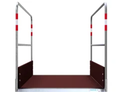Baugeräte|Bauzubehör^Schake Grabenbrücke Holz 1 m x 2,2 m Braun