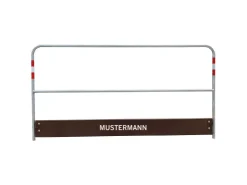 Baugeräte|Bauzubehör^Schake Grabenbrücke Holz 1 m x 2,2 m Braun