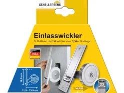 Mauerkasten|Rollladenantriebe*Schellenberg Rollladen Einlasswickler Maxi 160 mm verzinkt