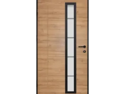Splendoor Haustüren^Haustür ThermoSpace Paris Prime Woodeffect 110 cm x 210 cm Anschlag Li