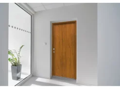 Wohnungseingangstüren*Splendoor Wohnungseingangstür BARI ACOUSTIC 44dB RC2 Links Golden Oak nach Maß