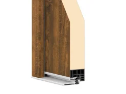 Wohnungseingangstüren*Splendoor Wohnungseingangstür BARI ACOUSTIC 44dB RC2 Links Nussbaum nach Maß