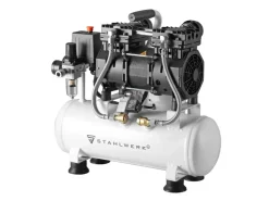 STAHLWERK Kompressoren^Druckluft Kompressor ST 110 Pro mit 10 bar, 10 l Tank, 69 dB 1,89 PS