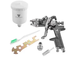 STAHLWERK Kompressoren^HVLP Lackierpistole SG-600 ST 1,4 mm Düse 600 ml Fließbecher