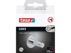 Musterfliesen*Tesa ® LOXX Handtuchhaken verchromt, inkl. Klebelösung