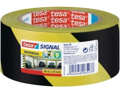 Tesa Bauzubehör^Signal Markierungsklebeband Universal 66 m x 50 mm Gelb-Schwarz