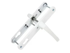 Zubehör Für Türen^Türgriff-Garnitur Aluminium Weiß 92 mm