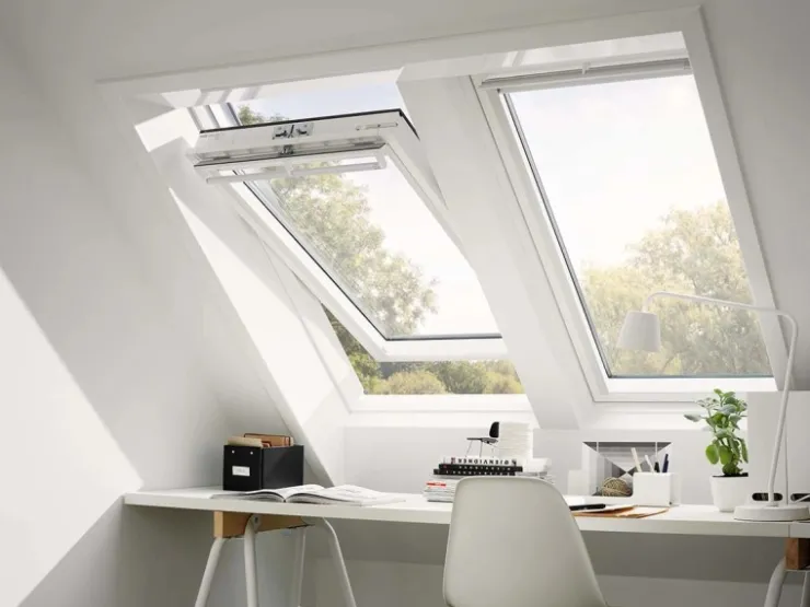 Badlüfter|Dachfenster*Velux Schwingfenster GGU FK06 0066 Polyurethan 66 cm x 118 cm