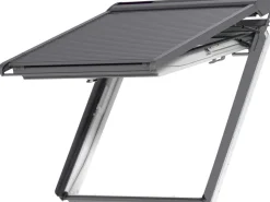 Velux Fenster-Zubehör^Solar-Rollladen SST SK08 0000 Aluminium Dunkelgrau 114 x 140 cm