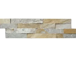 Wandfliesen|Verblender^Verblender Quarzit Beige Mix 15 cm x 60 cm