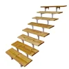 Vinuovo Außentreppen^Außentreppe Stahl Oslo 8 Treppenstufen Holz 60cm