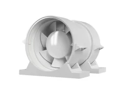 VLANO Rohrventilatoren^Rohrventilator TUBO PRO 125 mit Montagesatz