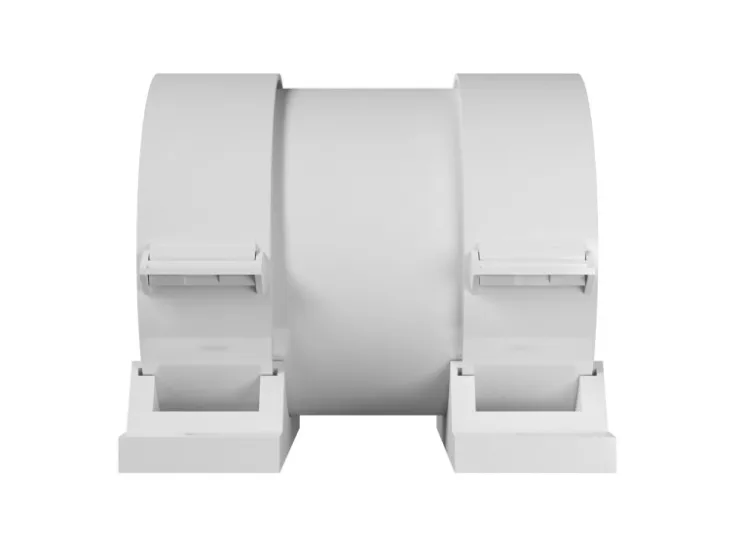 VLANO Rohrventilatoren^Rohrventilator TUBO PRO 125 mit Montagesatz
