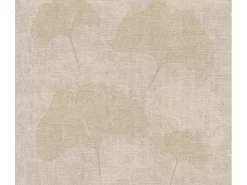AS-Creation Musterfliesen^Vliestapete Blumentapete Glänzend Leicht Strukturiert Beige FSC®