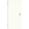 Zimmertüren|Wohnungseingangstüren*GetaDoor Wohnungseingangstür Klimaklasse 3 CPL Weiß ähnl. RAL9016 (GL222) 86,0x198,5 cm L