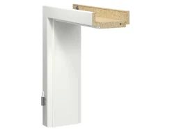 Wohnungseingangstüren|Türzargen*GetaDoor Wohnungseingangstür-Türzarge CPL Weiß ähnl. RAL9016 86 x 198,5 x 8 cm DIN R