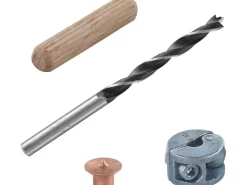 Holzfenster*wolfcraft Dübel-Set Ø 6 mm 31-teilig